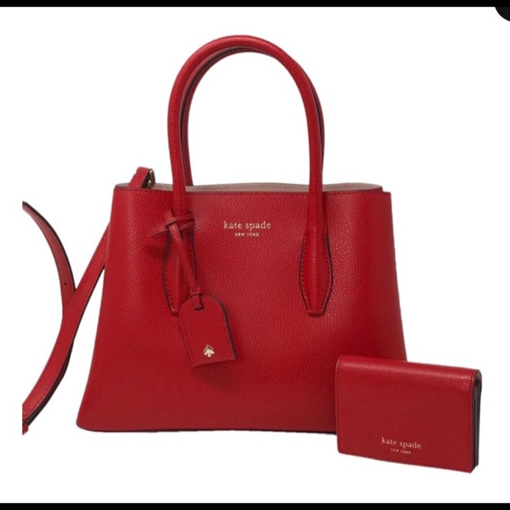 Kate spade 2pcs Eva medium satchel and wallet.